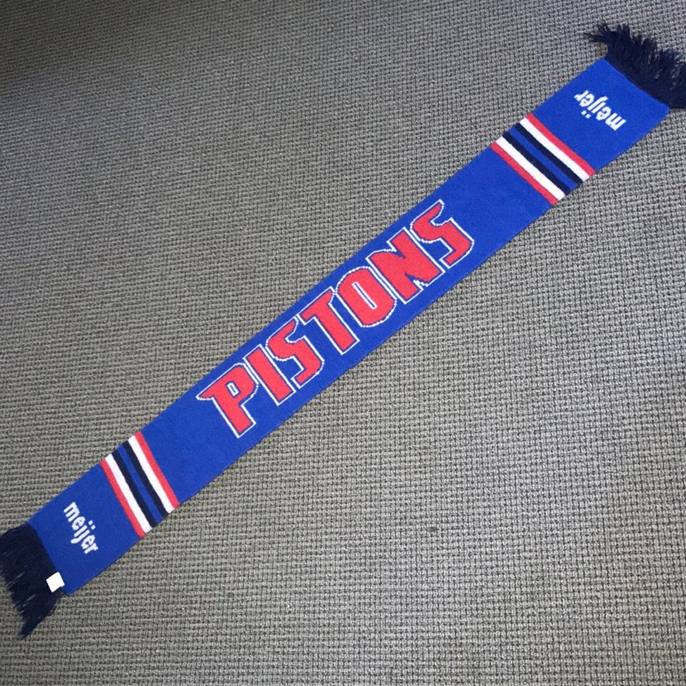 Detroit Pistons Blue Red‎ Scarf